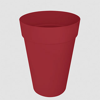 Loft Urban Round High  D.42 A.56 Vermelho-Teatro
